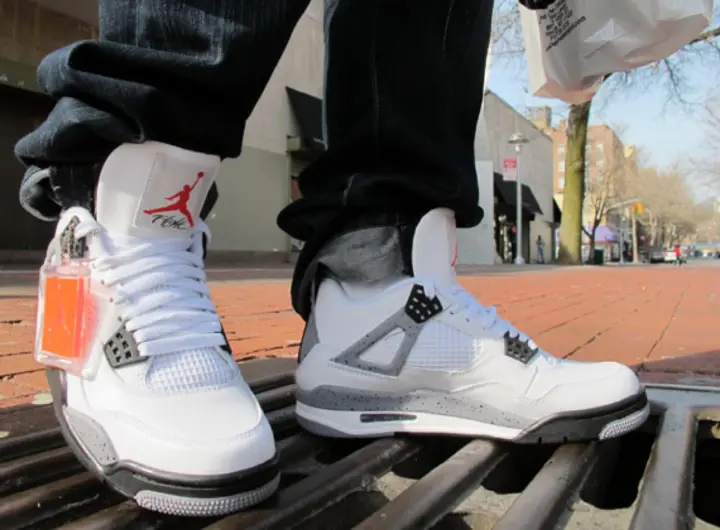 🔥 Official Air Jordan 4 Retro "White Cement" – Iconic OG Style, Supreme Comfort, Street-Ready Sneaker. Limited Edition Classic Built for Legends. Grab Yours Before It's Gone!