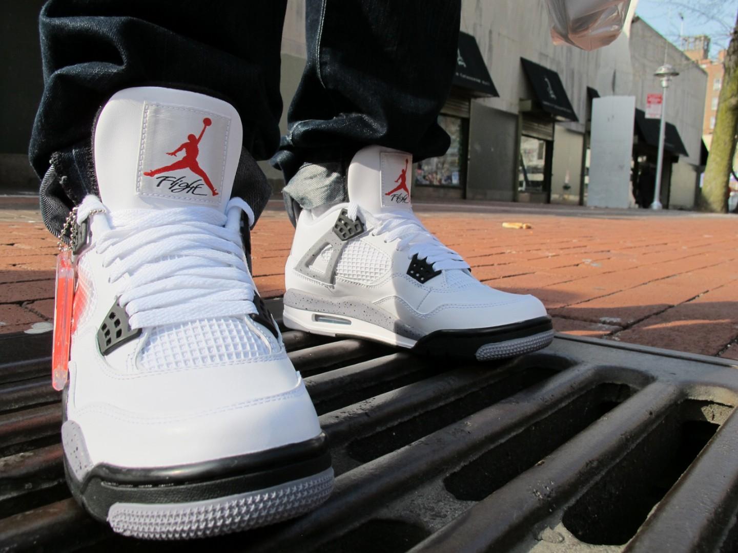 🔥 Official Air Jordan 4 Retro "White Cement" – Iconic OG Style, Supreme Comfort, Street-Ready Sneaker. Limited Edition Classic Built for Legends. Grab Yours Before It's Gone!