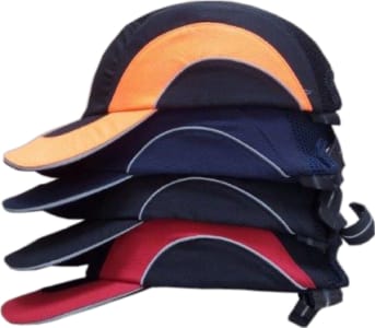 Safety bump caps

Colours: navy blue, luminous green, orange