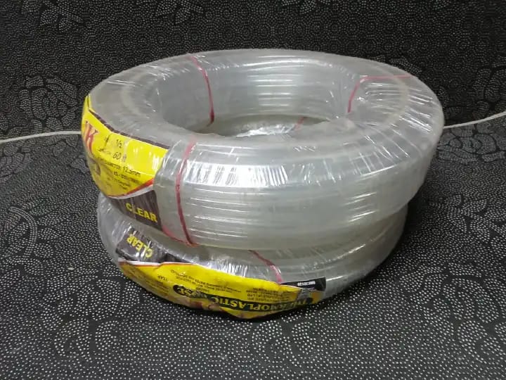 ✅️QUALITY GUARANTEED ❇️HOSE PIPE SIZE 1/2 *60ftThis strong and flexible PVC hose is specially designed for use in the installation of pools, ponds and spas, as well as garden watering and similar wate