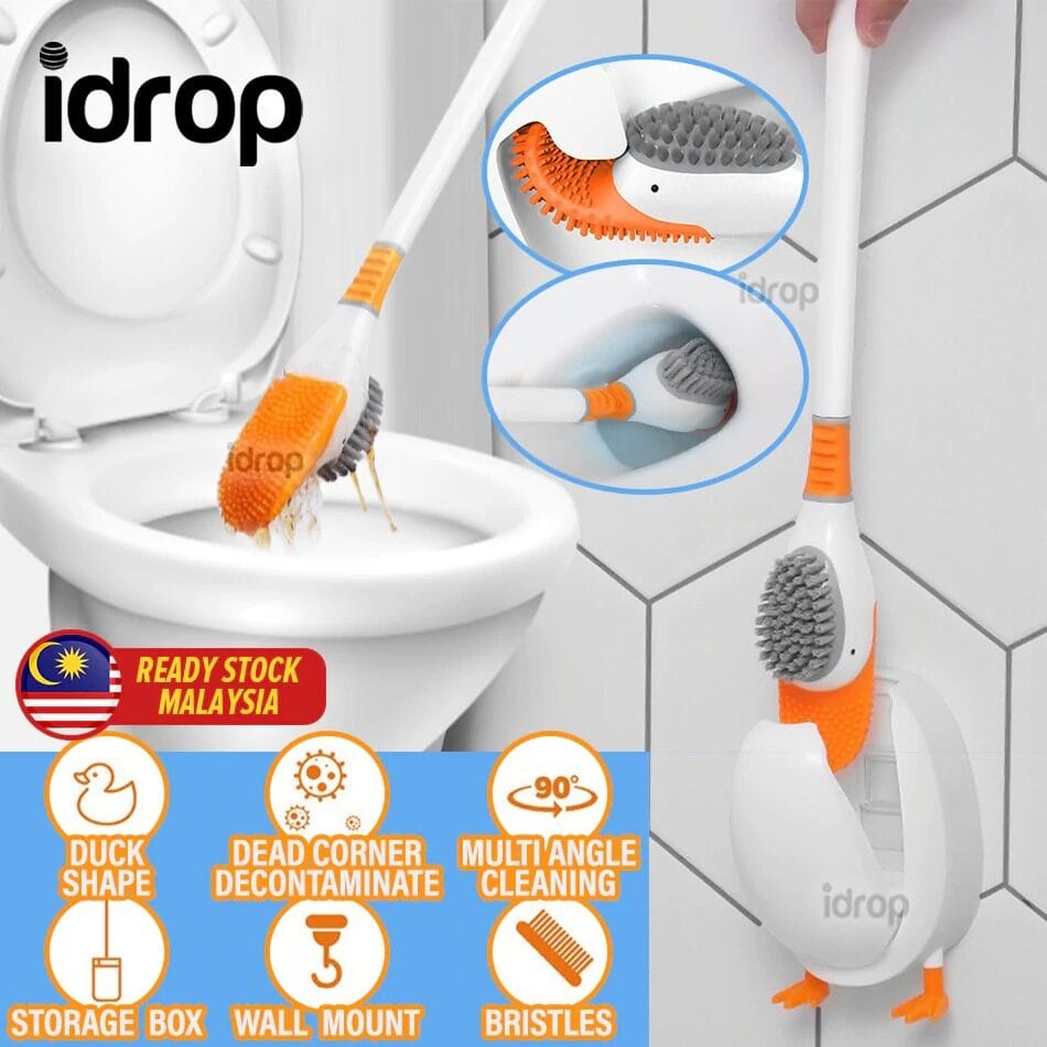*New arrival🎉🎉🎉*





*silicone Diving duck 2 sided toilet brush now available 



*kindly watch the video on how to use it!*