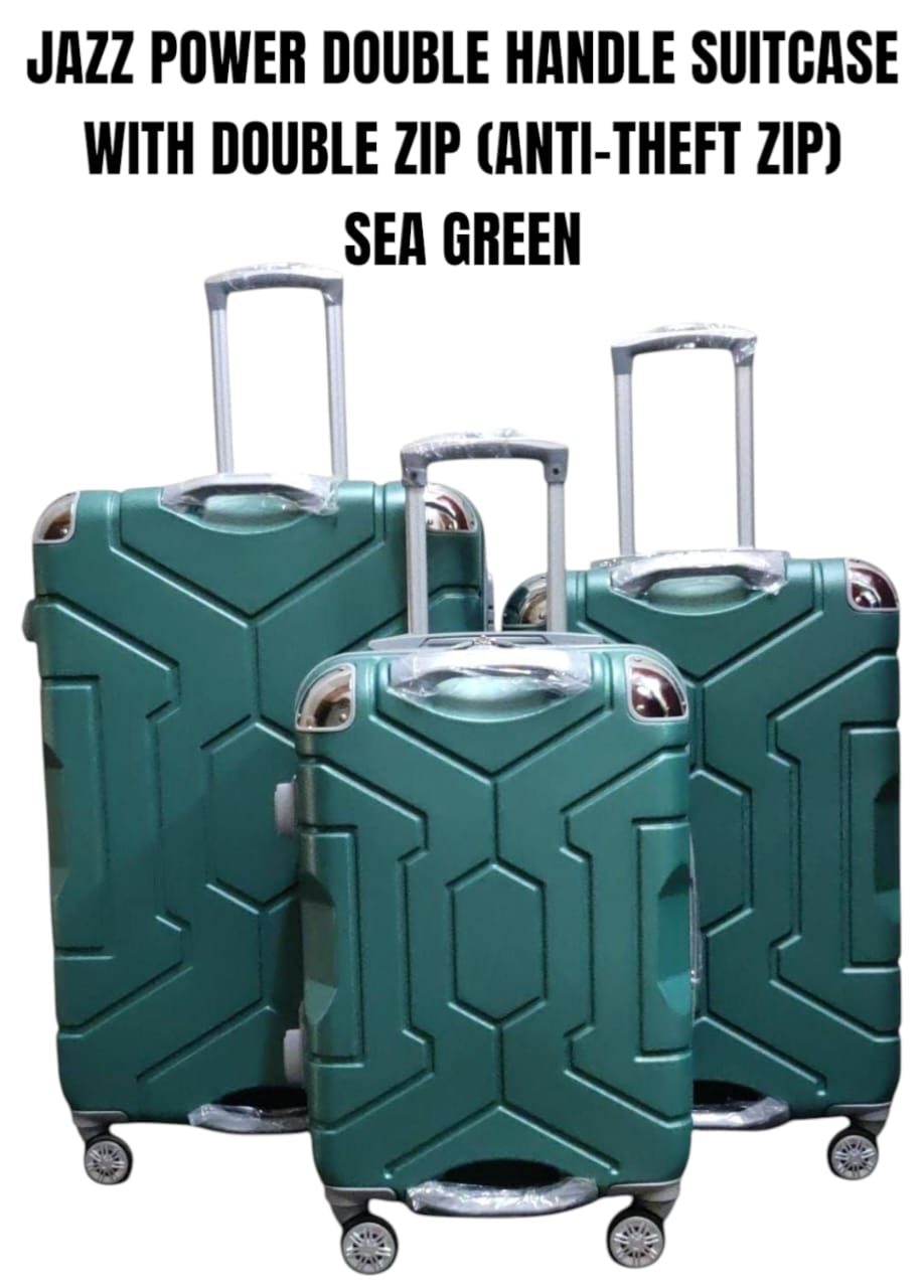 JAZZ POWER DOUBLE HANDLE FIBER SUITCASE

Travel in style and confidence with the Jazz Power Fiber Suitcase, designed for strength, space, and smooth mobility. Built with a durable fiber body, this