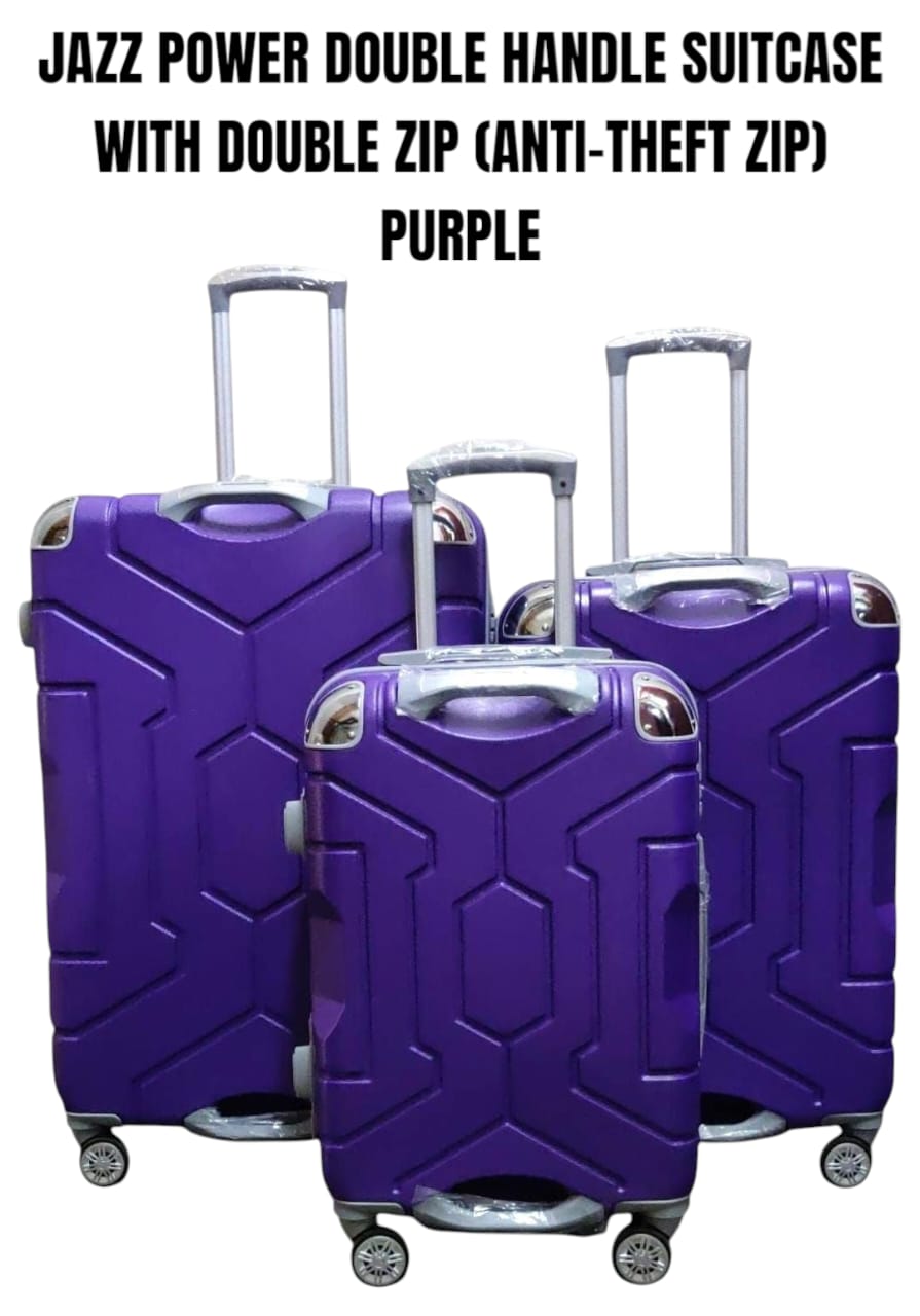 JAZZ POWER DOUBLE HANDLE FIBER SUITCASE

Travel in style and confidence with the Jazz Power Fiber Suitcase, designed for strength, space, and smooth mobility. Built with a durable fiber body, this