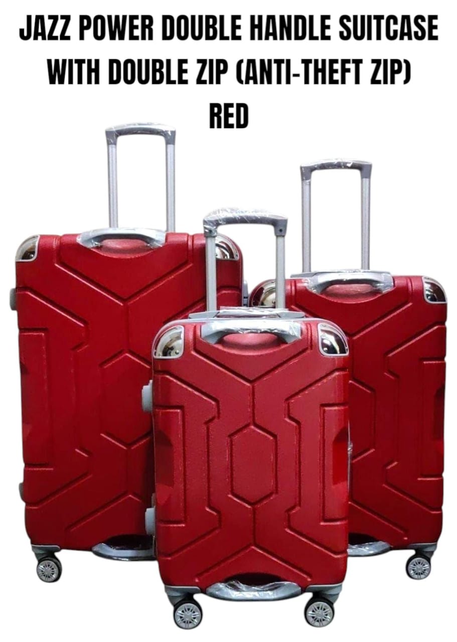 JAZZ POWER DOUBLE HANDLE FIBER SUITCASE

Travel in style and confidence with the Jazz Power Fiber Suitcase, designed for strength, space, and smooth mobility. Built with a durable fiber body, this