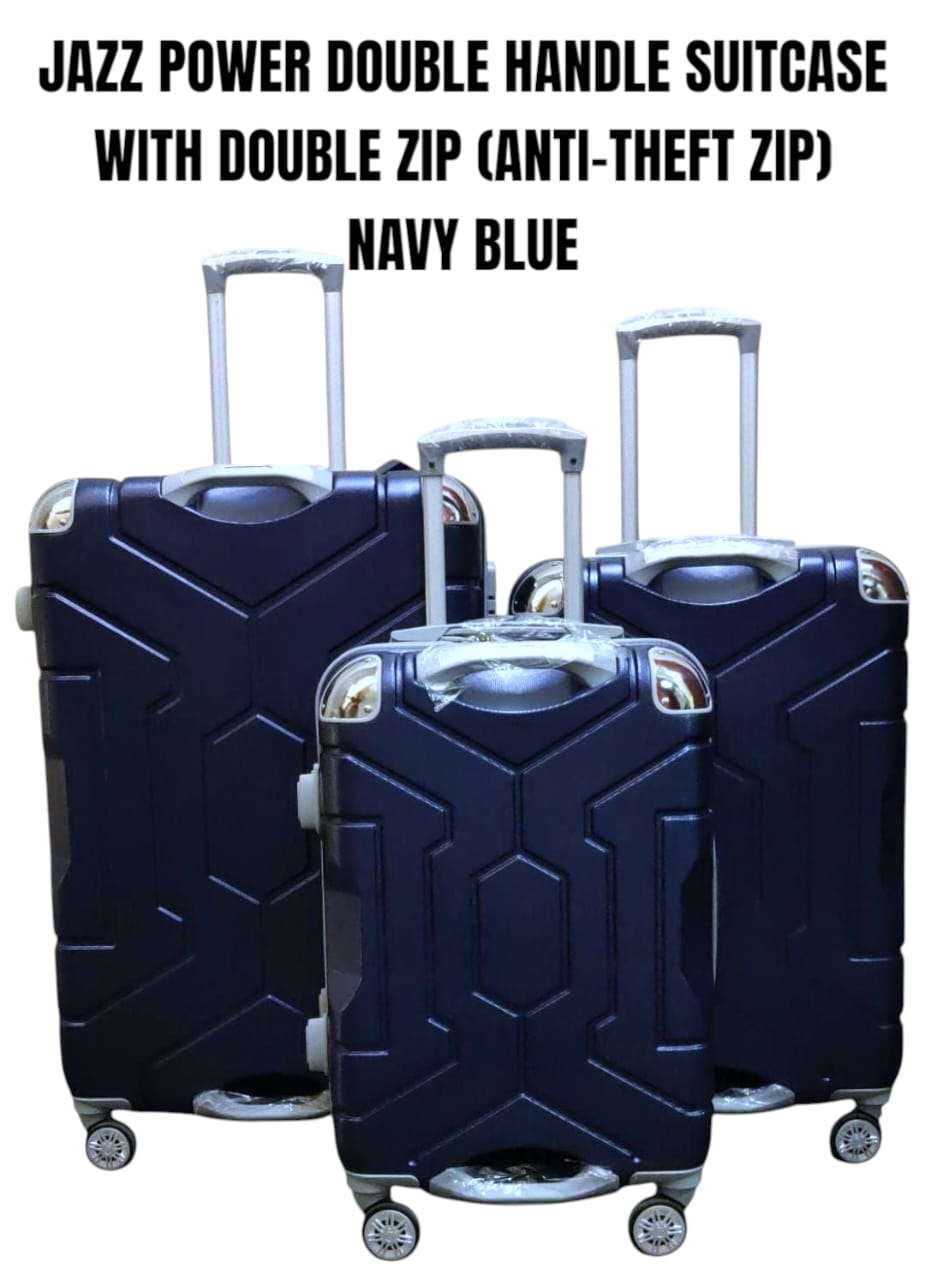 JAZZ POWER DOUBLE HANDLE FIBER SUITCASE

Travel in style and confidence with the Jazz Power Fiber Suitcase, designed for strength, space, and smooth mobility. Built with a durable fiber body, this