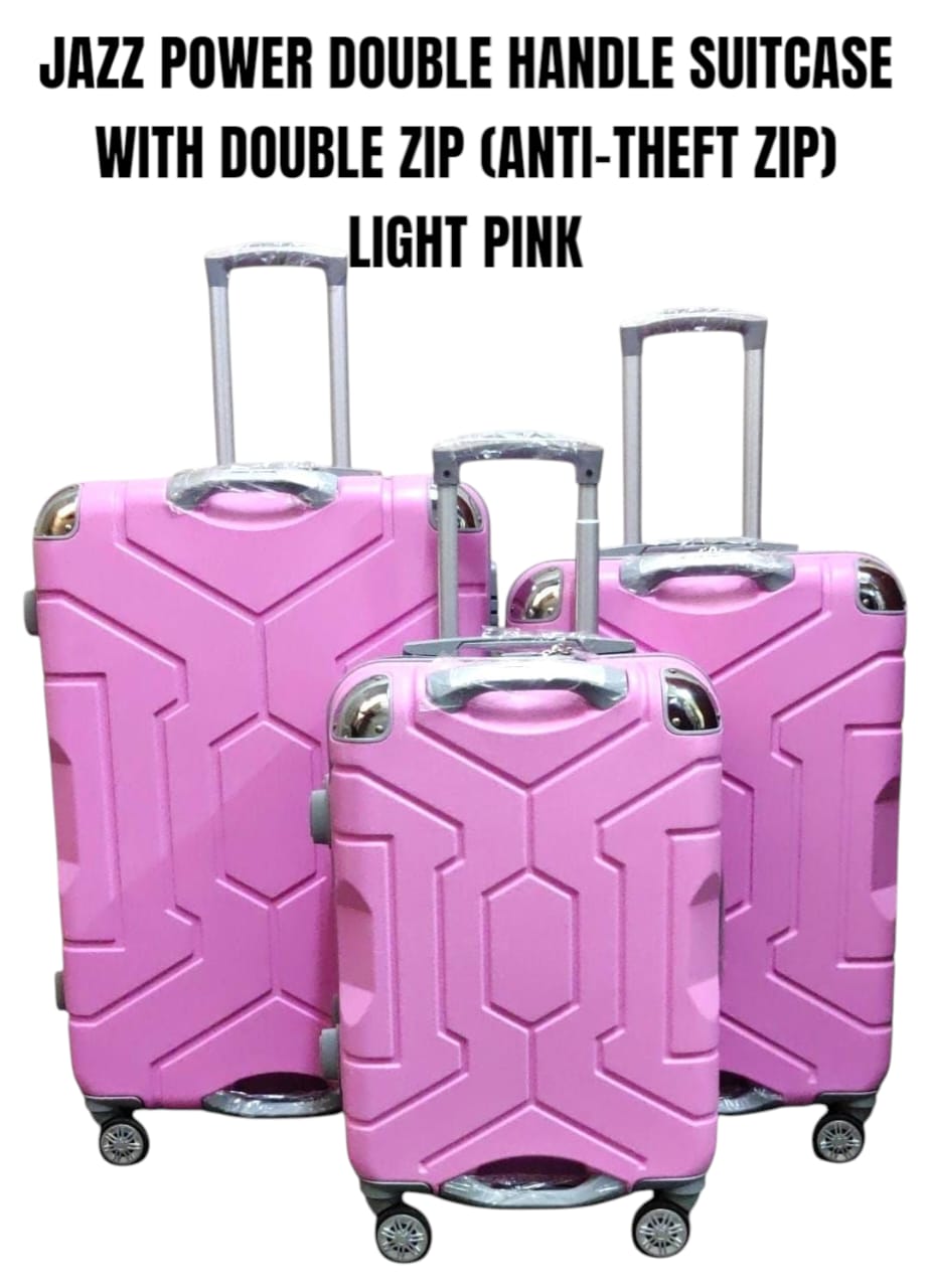 JAZZ POWER DOUBLE HANDLE FIBER SUITCASE

Travel in style and confidence with the Jazz Power Fiber Suitcase, designed for strength, space, and smooth mobility. Built with a durable fiber body, this
