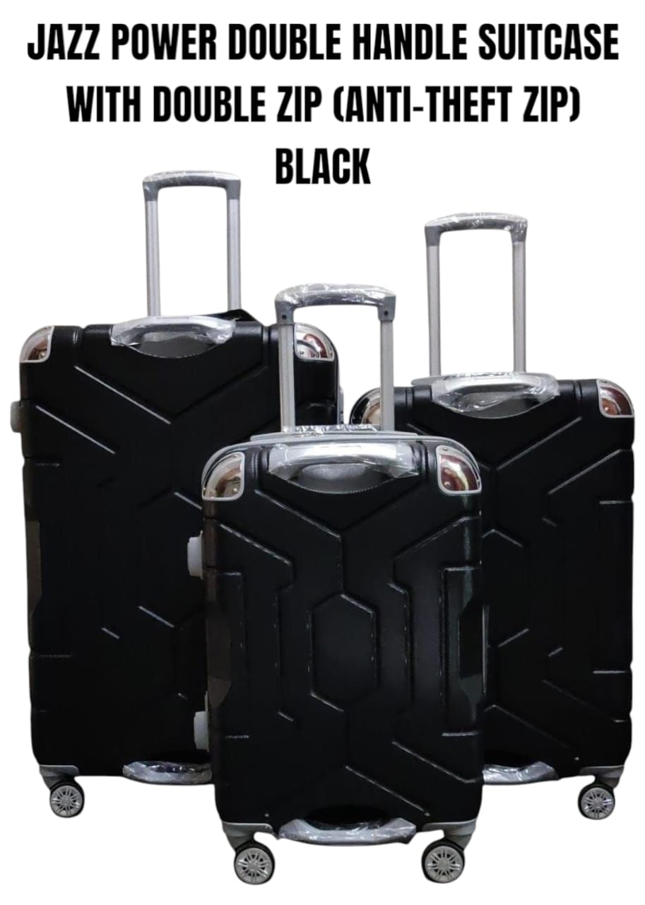 JAZZ POWER DOUBLE HANDLE FIBER SUITCASE

Travel in style and confidence with the Jazz Power Fiber Suitcase, designed for strength, space, and smooth mobility. Built with a durable fiber body, this