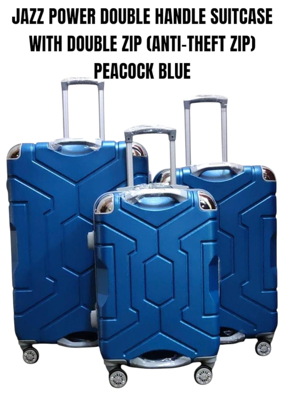 JAZZ POWER DOUBLE HANDLE FIBER SUITCASE

Travel in style and confidence with the Jazz Power Fiber Suitcase, designed for strength, space, and smooth mobility. Built with a durable fiber body, this
