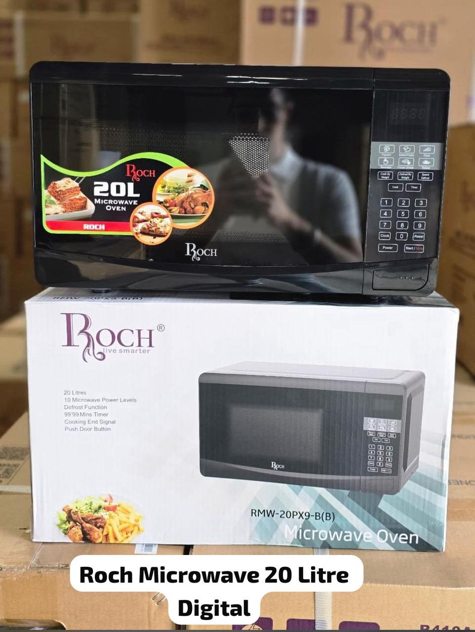 ROCH 20-Litre Digital Microwave Oven – Smart, Fast & Reliable Cooking

Upgrade your kitchen with the ROCH 20L Digital Microwave, designed for everyday convenience and modern living. Its digital contro