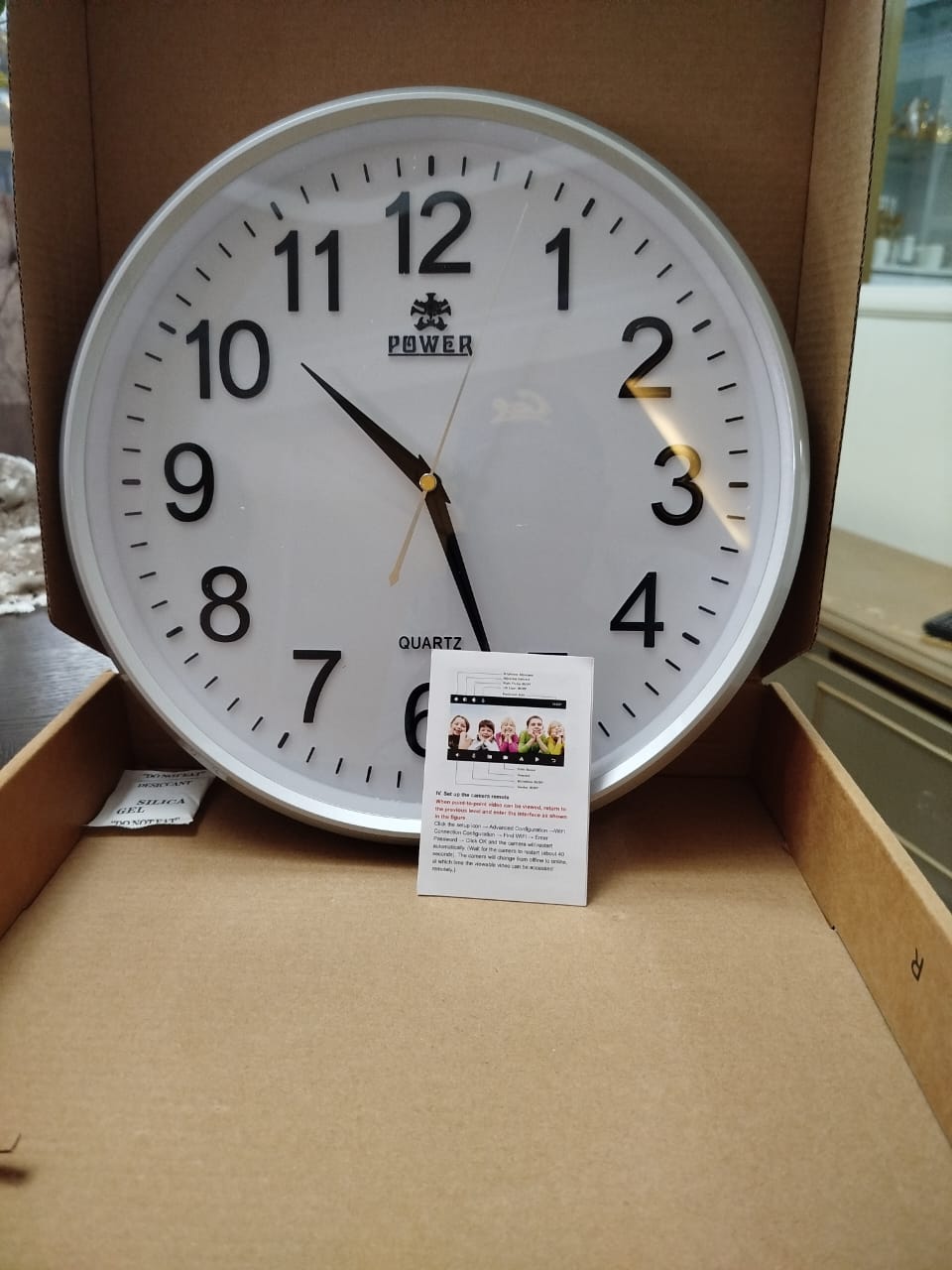 ⏰ Clock with Hidden Nanny Cam – 

A smart wall/desk clock with a discreet built-in nanny camera for reliable home or office monitoring. Designed to blend perfectly with your décor while capturing