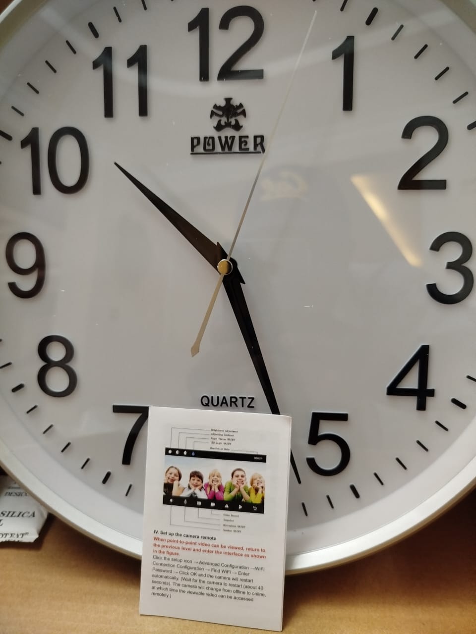 ⏰ Clock with Hidden Nanny Cam – 

A smart wall/desk clock with a discreet built-in nanny camera for reliable home or office monitoring. Designed to blend perfectly with your décor while capturing