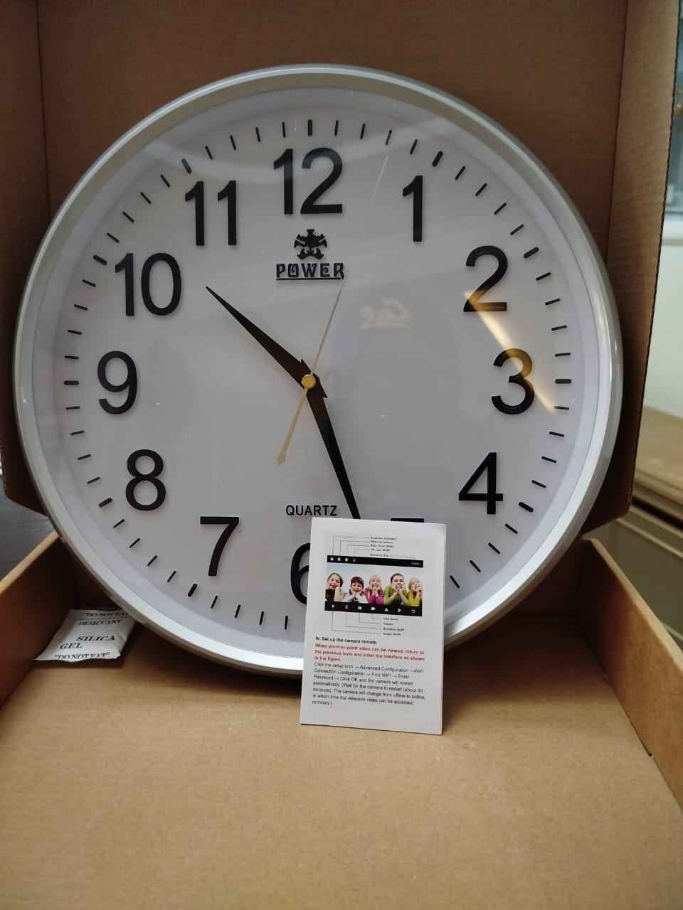 ⏰ Clock with Hidden Nanny Cam – 

A smart wall/desk clock with a discreet built-in nanny camera for reliable home or office monitoring. Designed to blend perfectly with your décor while capturing
