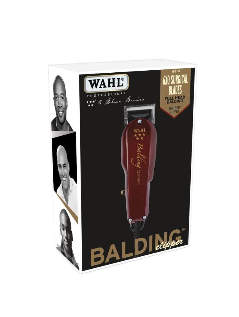 Wahl Professional 5-Star Balding Clipper #8110 – V5000 Electromagnetic Motor, Zero-Overlap Surgical Blades, 8ft Cord, Ideal for Skin Fades and Full Head Balding​