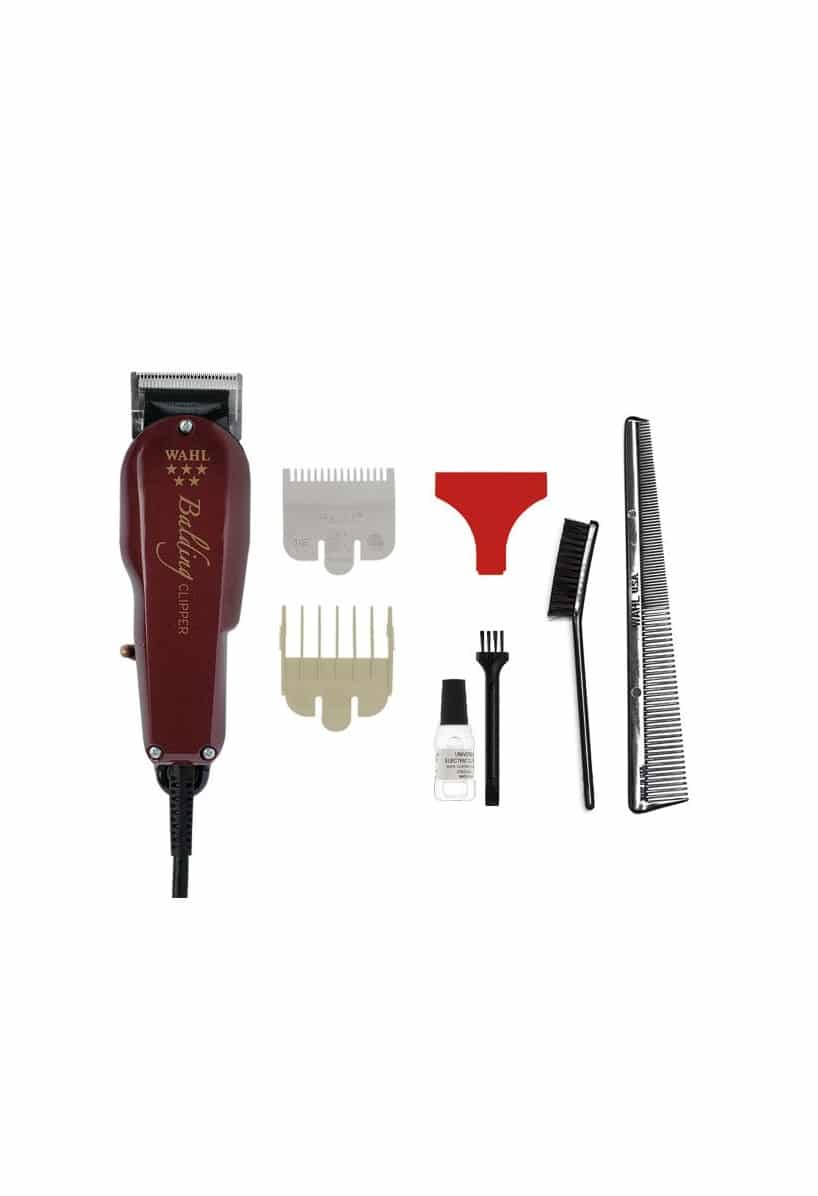 Wahl Professional 5-Star Balding Clipper #8110 – V5000 Electromagnetic Motor, Zero-Overlap Surgical Blades, 8ft Cord, Ideal for Skin Fades and Full Head Balding​