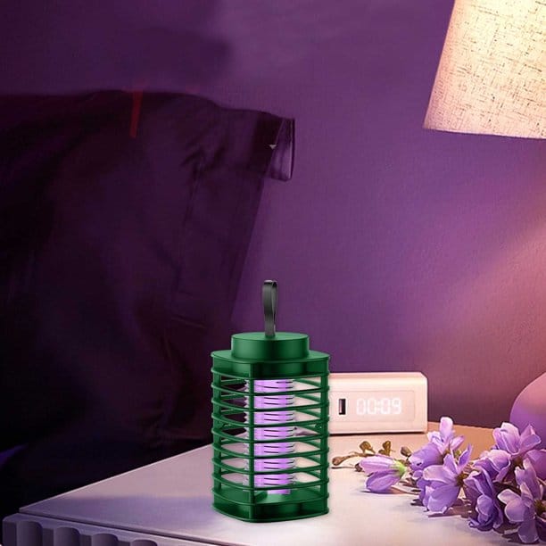New Electric Mosquito & Fly Trap Lamp– Indoor/outdoor UV Light Zapper with Electric Shock Grid, Silent Operation, and LED Lighting – Effective Insect Control for Bedrooms, Kitchens & Offices