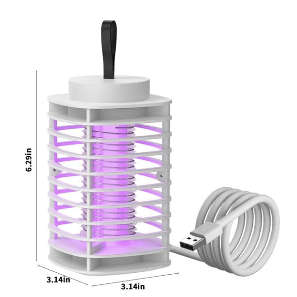 New Electric Mosquito & Fly Trap Lamp– Indoor/outdoor UV Light Zapper with Electric Shock Grid, Silent Operation, and LED Lighting – Effective Insect Control for Bedrooms, Kitchens & Offices