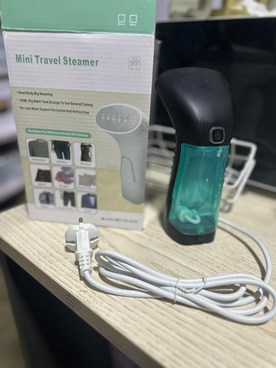 Portable Garment Steamer Iron – 100ml Handheld Electric Clothes Steamer for Home Use | Hanging Cleaner & Mite Removal