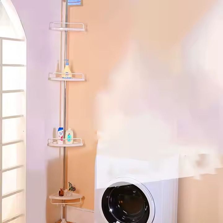 Bathroom Toilet Kitchen Storage Holder Shelf Rack Rack Bathroom Living Room Corner Storage Rack