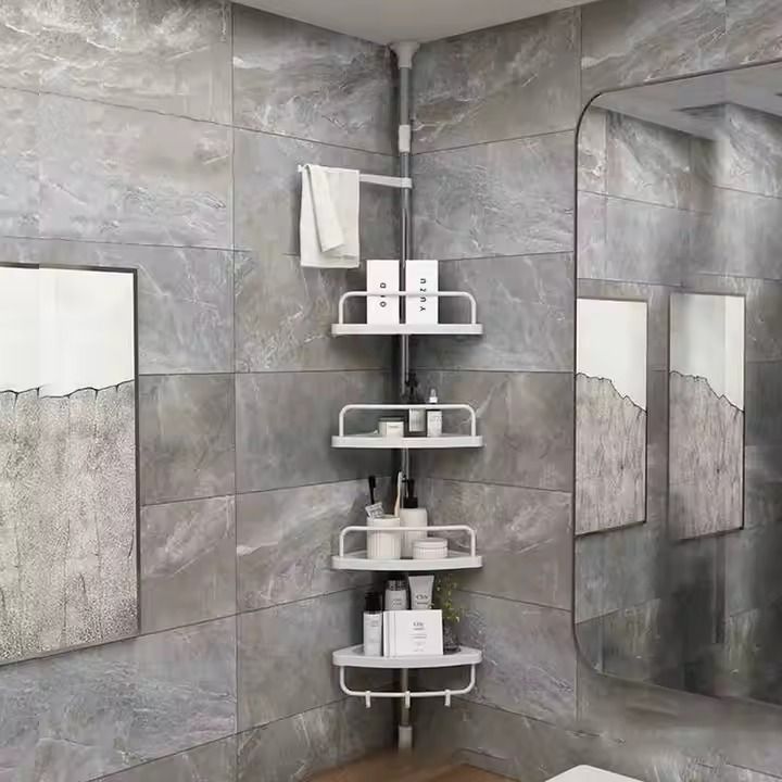 Bathroom Toilet Kitchen Storage Holder Shelf Rack Rack Bathroom Living Room Corner Storage Rack