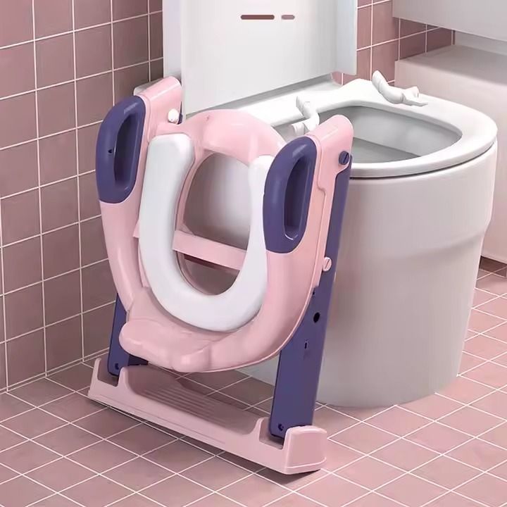 Adjustable New Baby Potty Toilet Training Seat Cushions Portable With Handle Toy