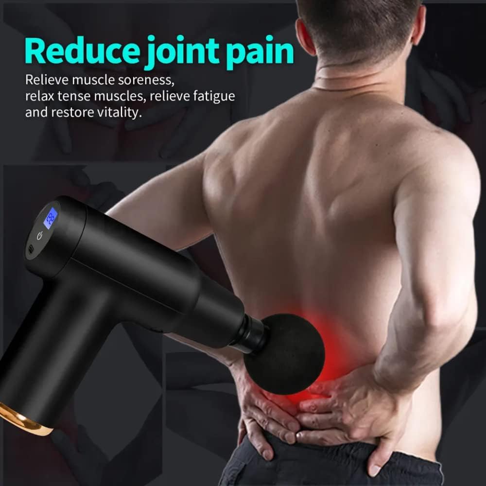 Mini Portable Deep Tissue Massage Gun for Fascial Gun for Pain Relief Office Home Neck Body Massager