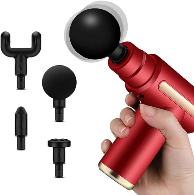 Mini Portable Deep Tissue Massage Gun for Fascial Gun for Pain Relief Office Home Neck Body Massager