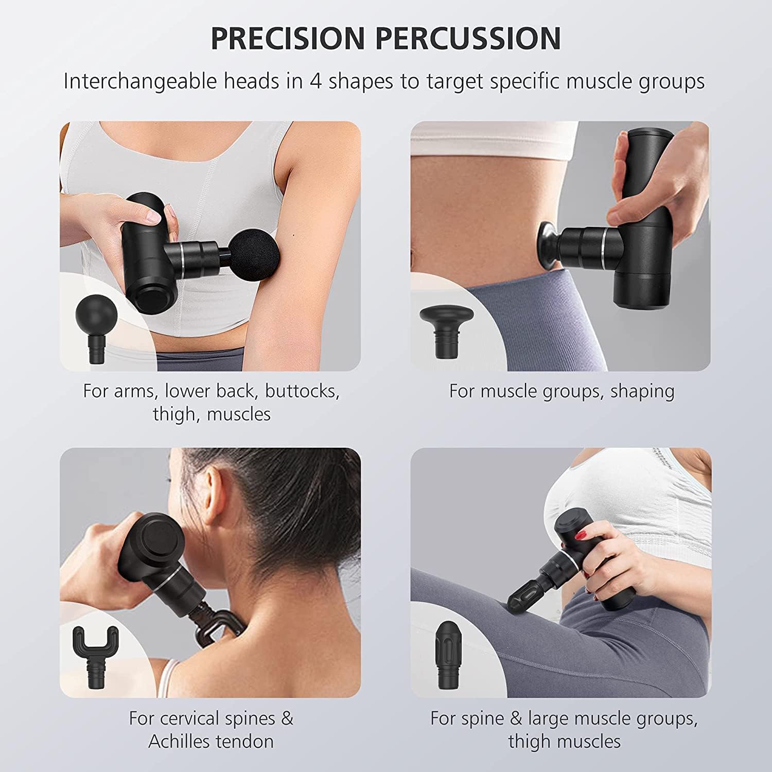 Mini Portable Deep Tissue Massage Gun for Fascial Gun for Pain Relief Office Home Neck Body Massager