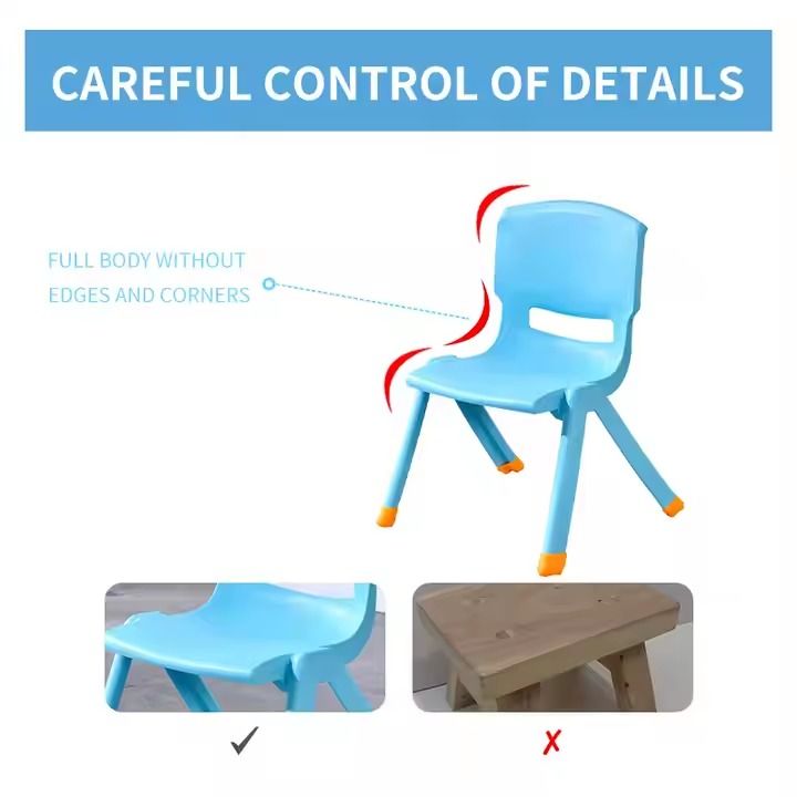 High Quality School Classroom Seating Stacking Daycare Nursery Preschool Children'S Plastic Kid Chair