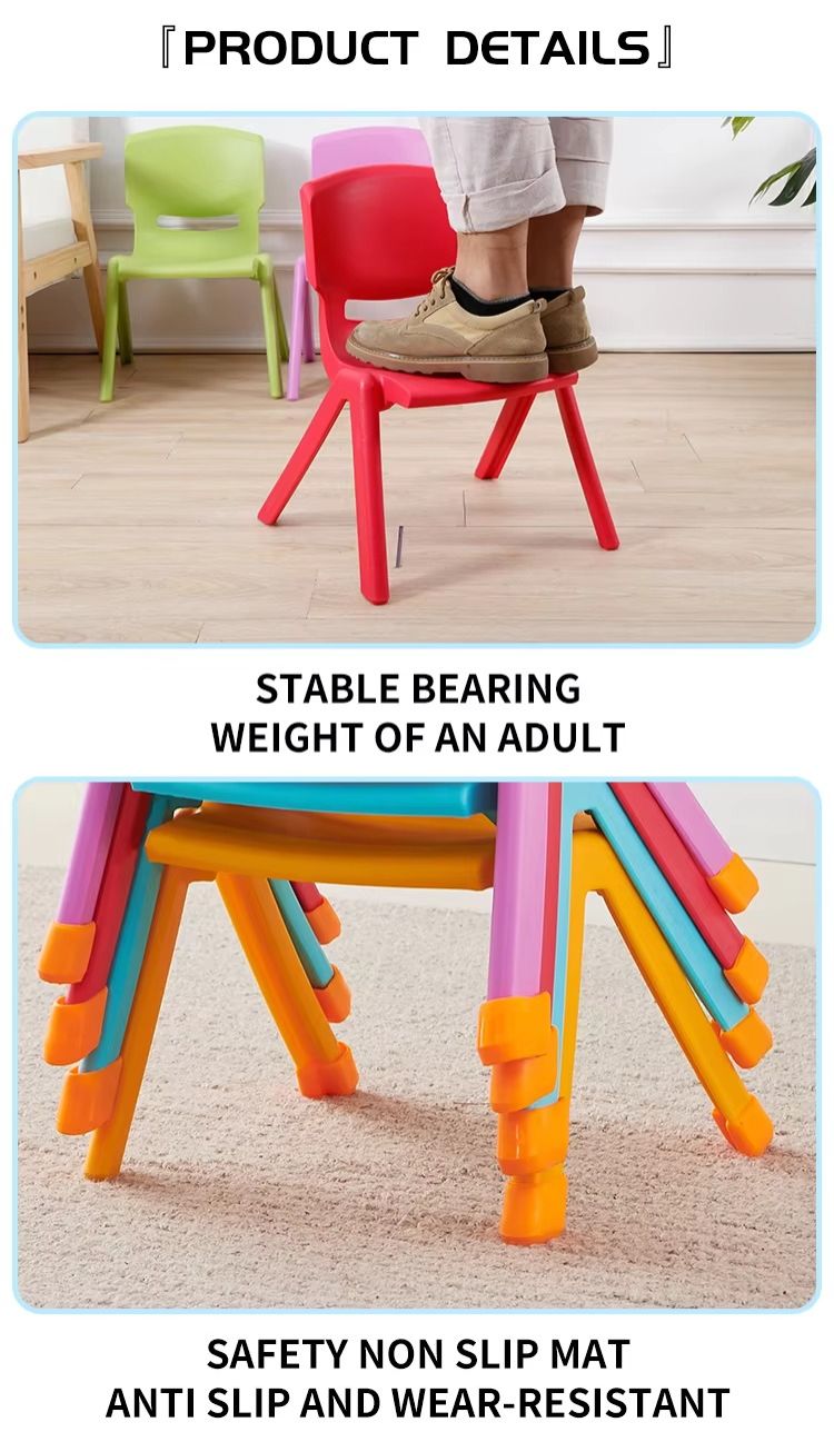 High Quality School Classroom Seating Stacking Daycare Nursery Preschool Children'S Plastic Kid Chair