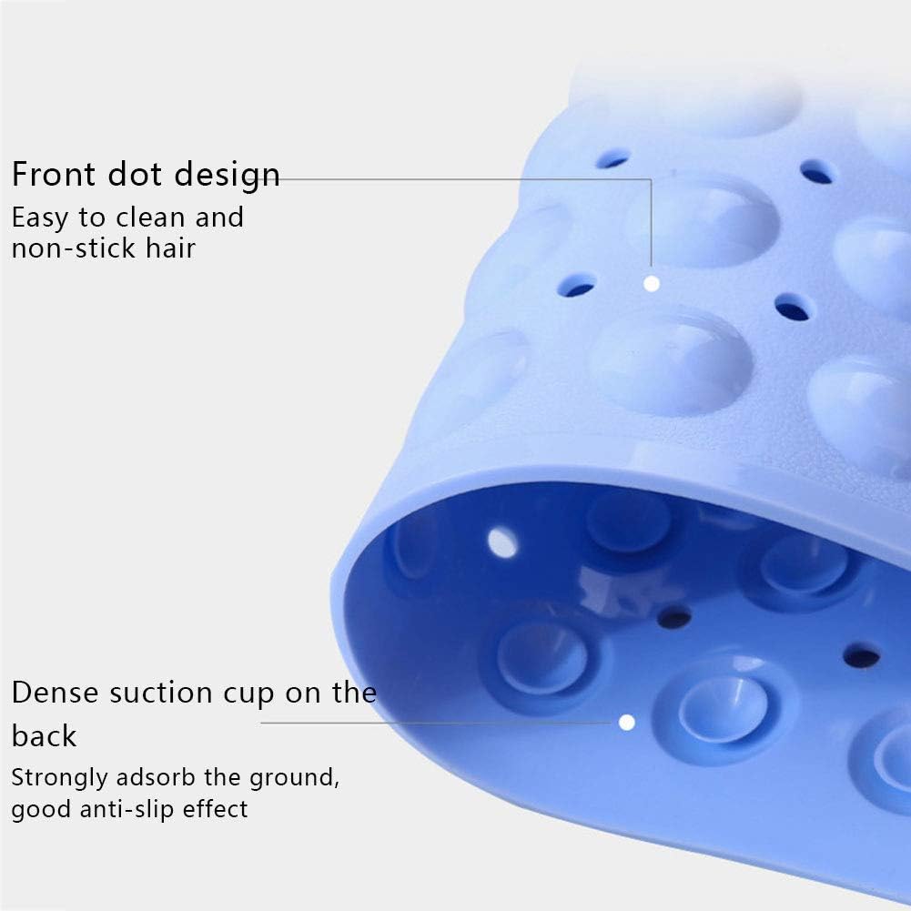 Strong Non-slip 40 by 60 cm PVC Shower Mat Feet Massage Bubble Design Washable Durable Bathroom PVC Mat