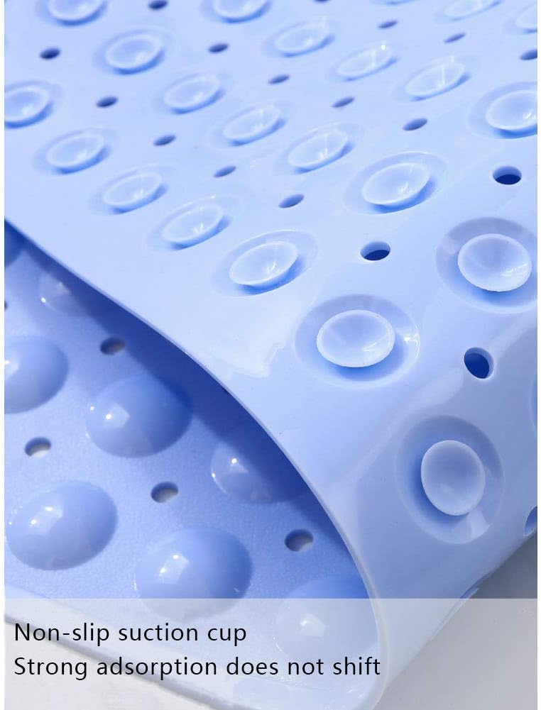 Strong Non-slip 40 by 60 cm PVC Shower Mat Feet Massage Bubble Design Washable Durable Bathroom PVC Mat