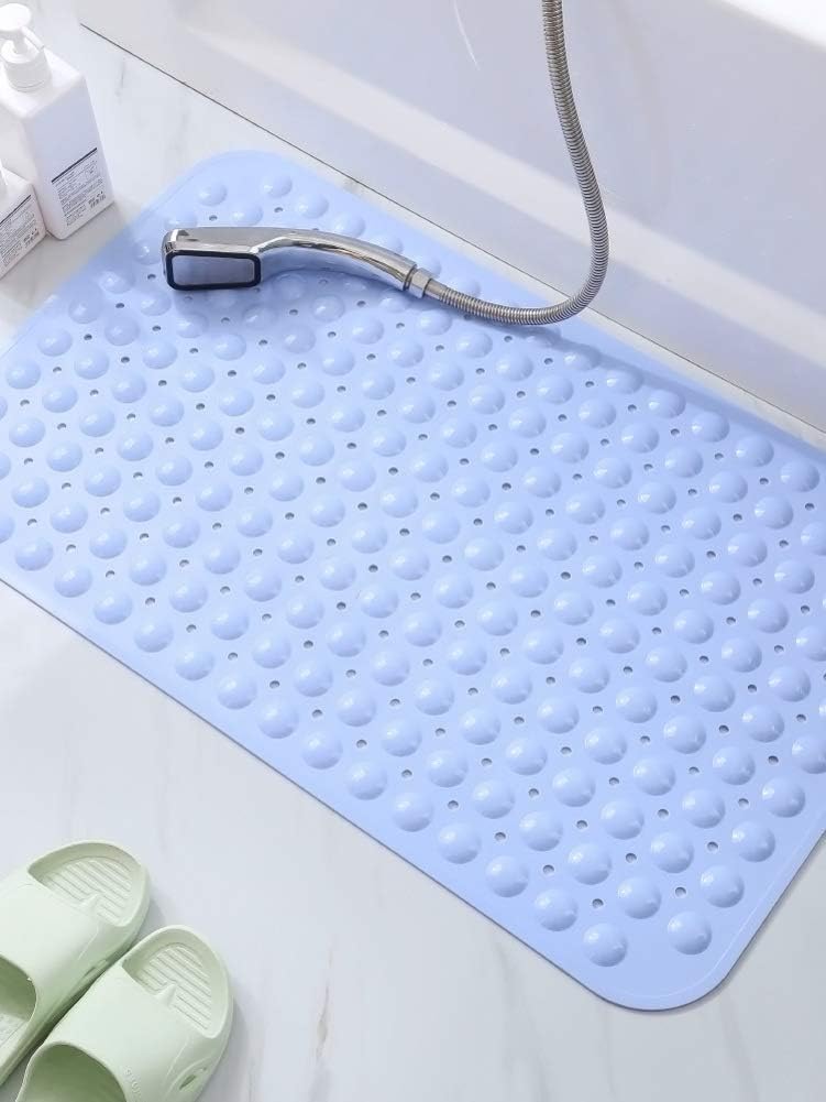 Strong Non-slip 40 by 60 cm PVC Shower Mat Feet Massage Bubble Design Washable Durable Bathroom PVC Mat