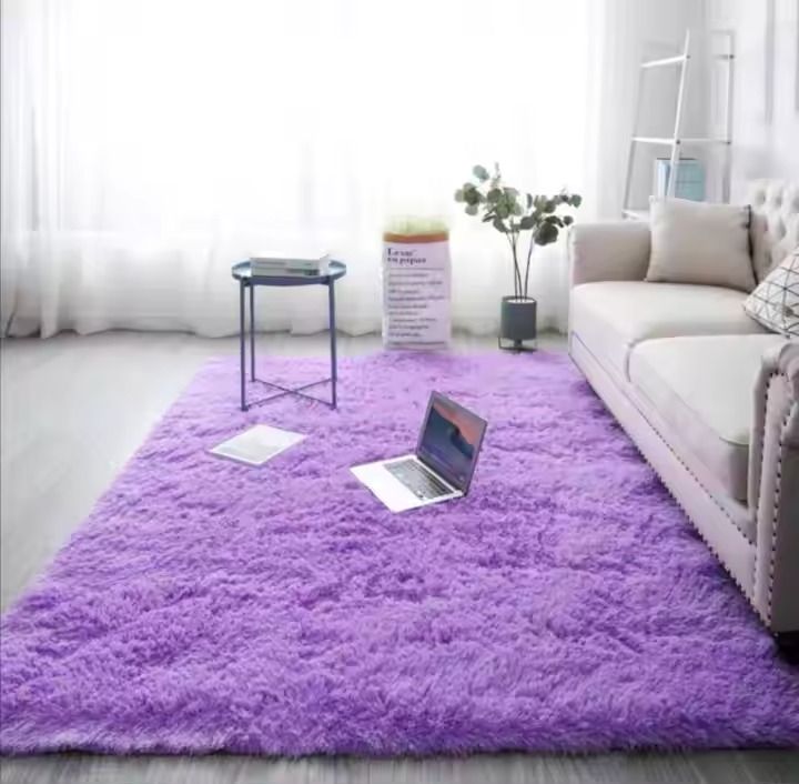 7 by 10 Modern Shaggy Rugs Fluffy Soft Touch Dazzle Sparkle Area Rug Carpet Large for Living Room Bedroom Floor Mat