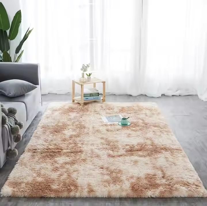 7 by 10 Modern Shaggy Rugs Fluffy Soft Touch Dazzle Sparkle Area Rug Carpet Large for Living Room Bedroom Floor Mat