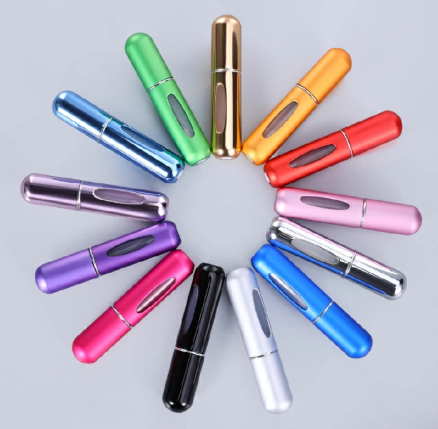 New Arrival Portable Mini Refillable Perfume Bottle With Spray Scent Pump Empty Cosmetic Containers Atomizer Bottle For Travel Tool