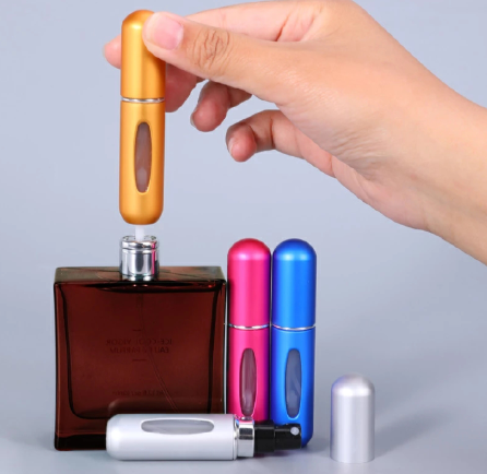 New Arrival Portable Mini Refillable Perfume Bottle With Spray Scent Pump Empty Cosmetic Containers Atomizer Bottle For Travel Tool