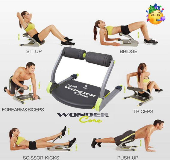 🧚🏽‍♂ Original Wonder Core workout Machine🧚🏽‍♂ International brand🧚🏽‍♂ Support 180Kg
