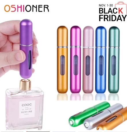 New Arrival Portable Mini Refillable Perfume Bottle With Spray Scent Pump Empty Cosmetic Containers Atomizer Bottle For Travel Tool