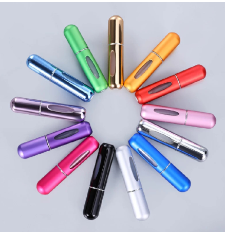 New Arrival Portable Mini Refillable Perfume Bottle With Spray Scent Pump Empty Cosmetic Containers Atomizer Bottle For Travel Tool