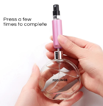 New Arrival Portable Mini Refillable Perfume Bottle With Spray Scent Pump Empty Cosmetic Containers Atomizer Bottle For Travel Tool