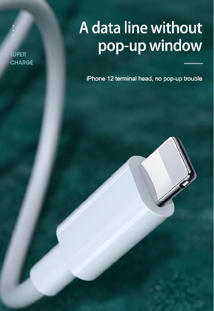 [NEW ARRIVAL SALE]Lightning Data PD Type C Fast Charger Cable IPhone Apple (TYPE C TO IPHONE CABLE)