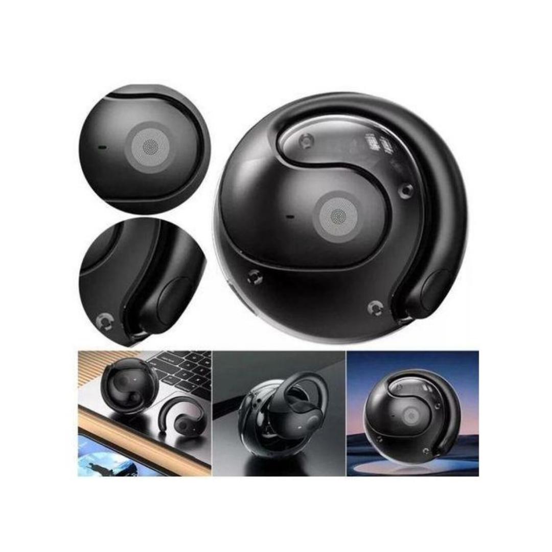 [NEW YEAR SALE] OWS Wireless Bluetooth 5.4, OWS Hanging Earphones Wireless Ear buds with Ear hooks and Mic, IPX5 Waterproof, 48H Range, Out of Ear Ear buds for Sports Running Workout Driving