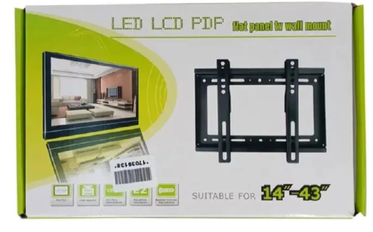 TV Wall Mount TV Stand 14″-43″ suitable for 14 inch to 43 inch Tv, load capacity of 25kg.