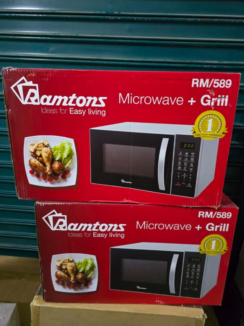 Ramtons 23 litres RM 589 microwave with grill
