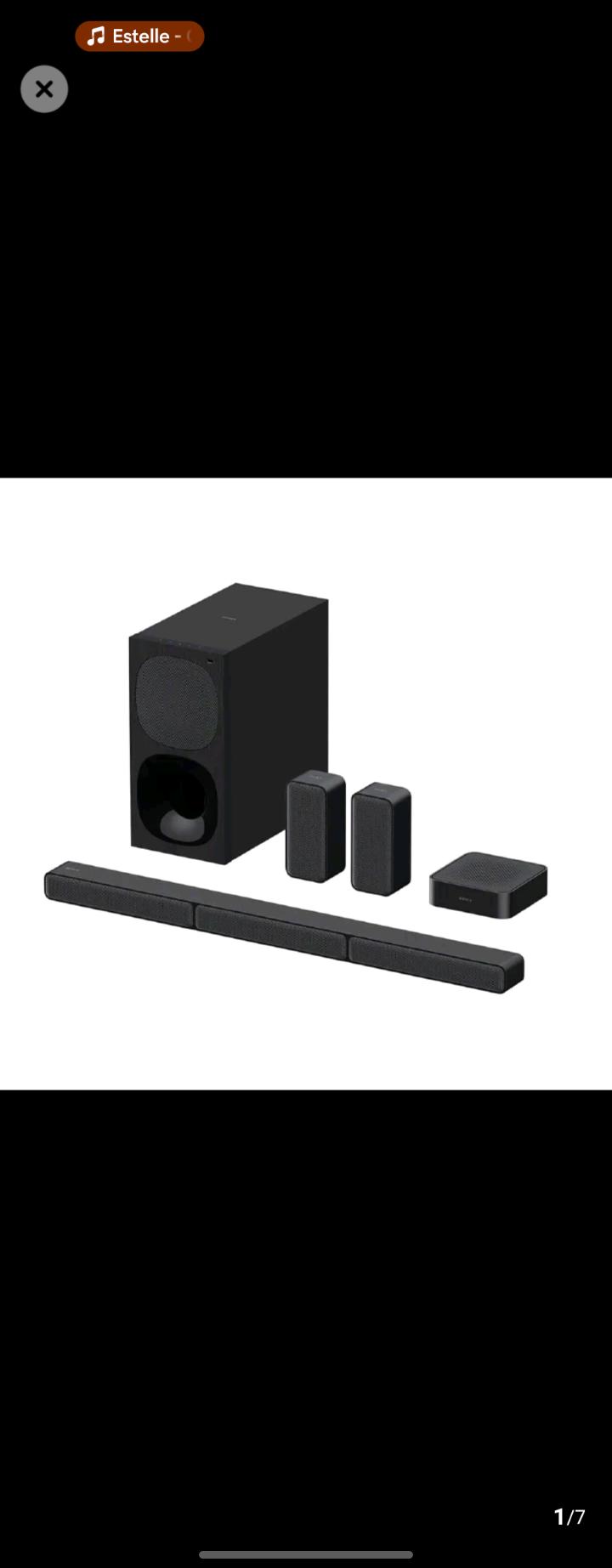 Sony soundbar HT S40R 5.1CH Dolby Audio with subwoofer
