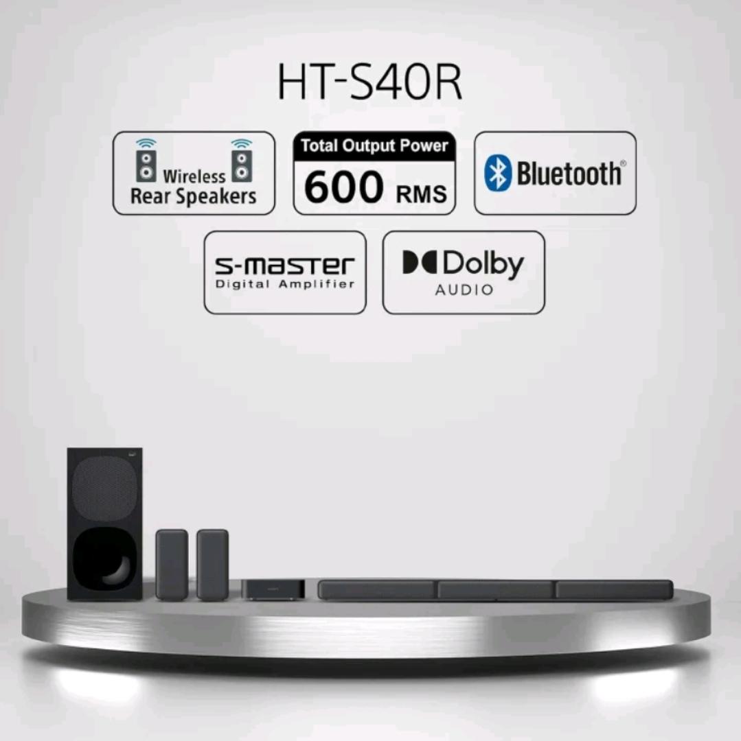 Sony soundbar HT S40R 5.1CH Dolby Audio with subwoofer