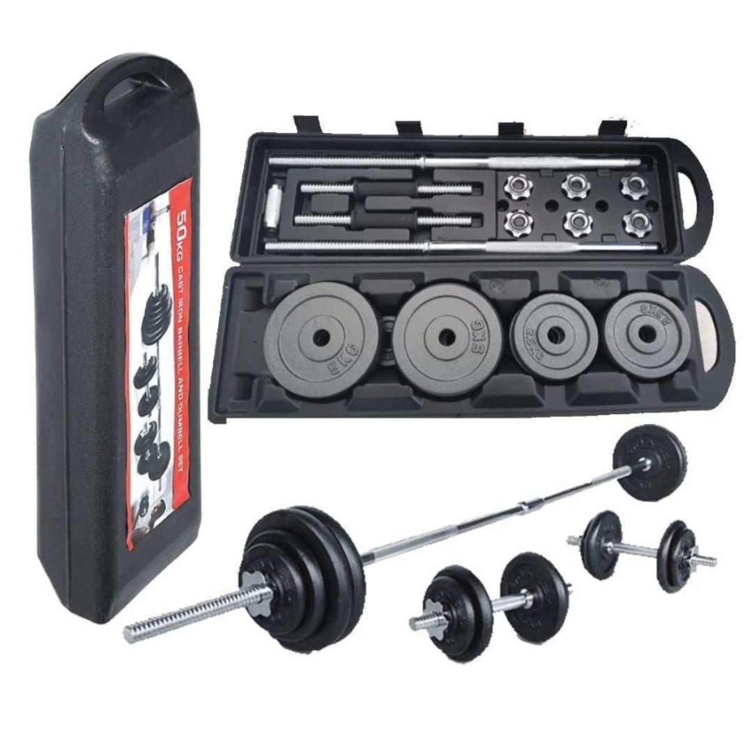 50 KG York dumbell gym set