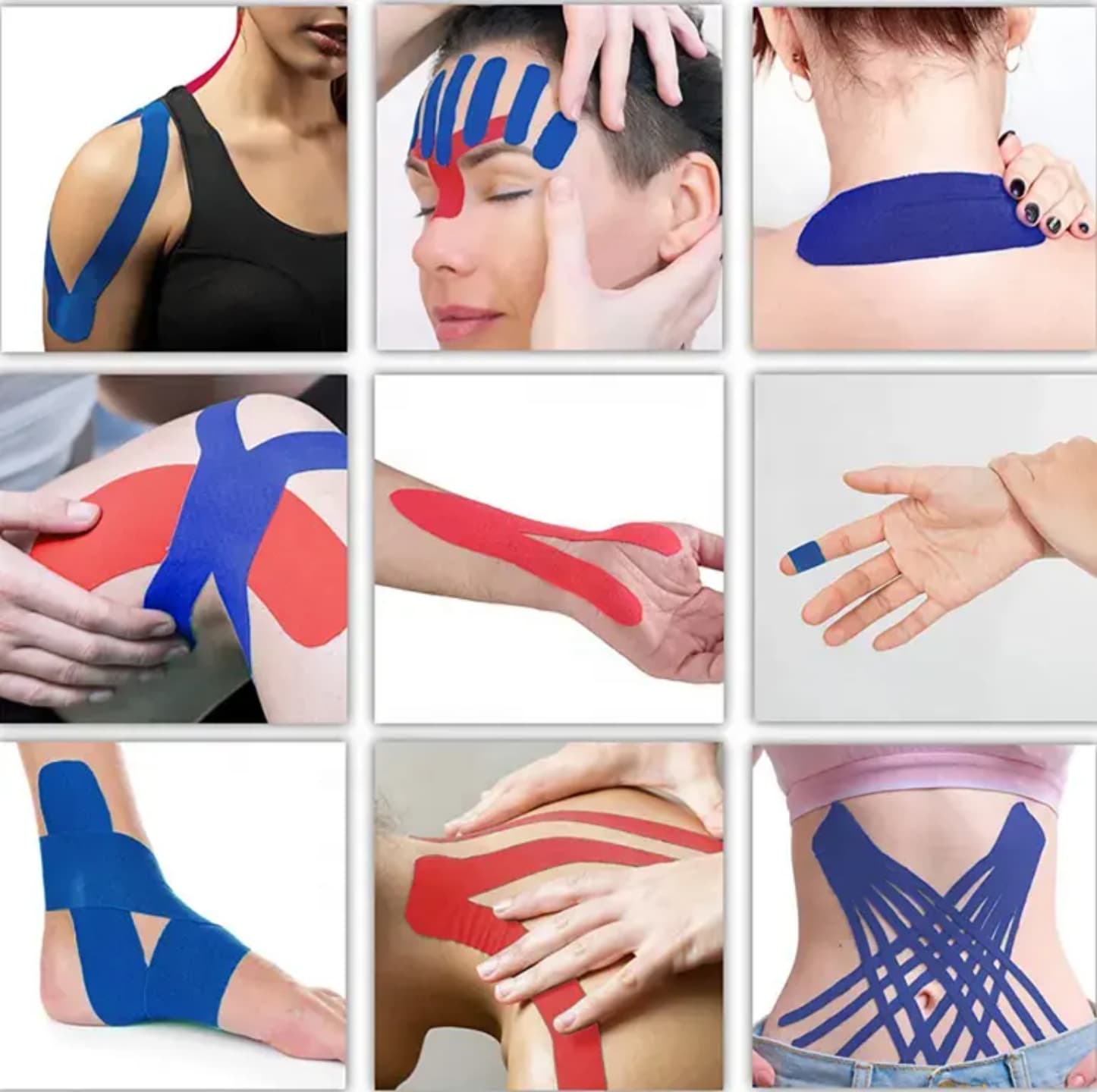 Kinesiology Tape Muscle Bandage Sports Cotton Elastic Adhesive Strain Sports K-Tape Kinesiolo Therapy Athletic Tape Adhesive Tape Injury Recovery Tape .
