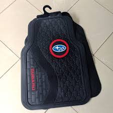 Subaru universal rubber Heavy Duty Branded Seater Car Floor Mats subaru Heavy Duty Rubber Car Floor Mats 5 pieces set Subaru Branded Floor Mats