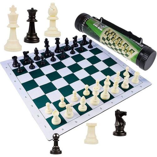 Portable Tournament Chess Board Game Mat+FREE Carrier Bag